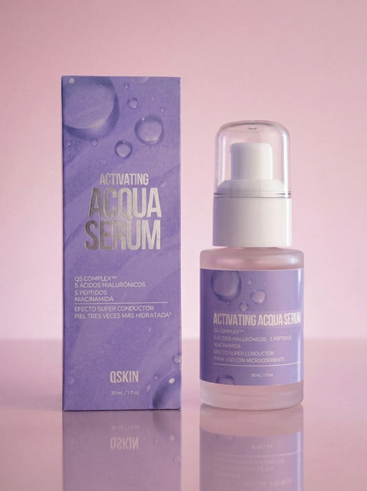 ACTIVATING ACQUA SERUM Q5COMPLEX® para uso con dispositivos LED y Microcorriente